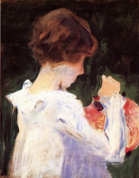  Lily Painting - Study of Polly Barnard forCarnation Lily Lily Rose John Singer Sargent